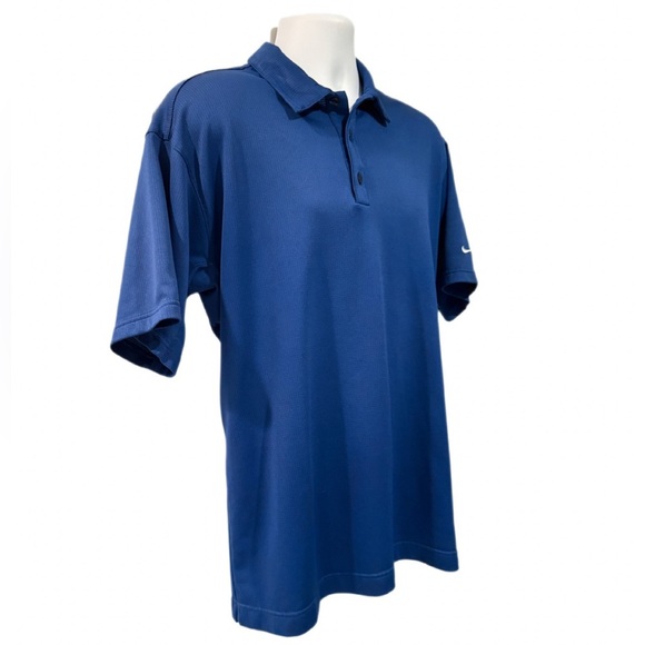⛳ Nike Golf Sphere Dry Blue Short Sleeve Polo – XL – Blue ⛳ - Picture 4 of 10